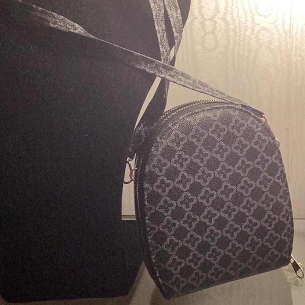 Chic Black Patterned Crossbody Bag $17 - Picture 5 of 5